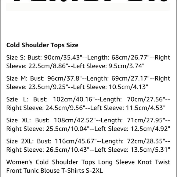 Super cute woman top long sleeve knot twist front - Picture 8 of 8